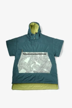 Voited Poncho - Deep Teal -JOLYN Sales Accessories Voited Poncho Deep Teal Front 102122 a2fb9b25 f360 4866 a319 7232924500c2