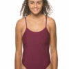 Drew Swim Onesie - Cabernet -JOLYN Sales DREW CAB F 4bb2db49 258a 4bf7 8bd3 a87074df0fe2