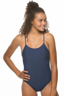 Drew Swim Onesie - Navy