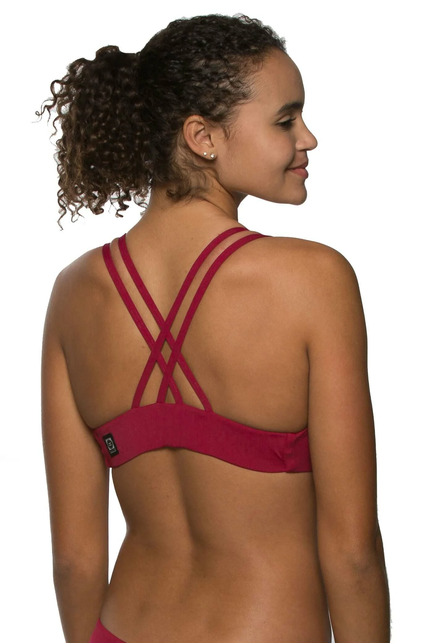 Fendrick Bikini Top - Cranberry 4 Fendrick Bikini Top - Cranberry - Image 2