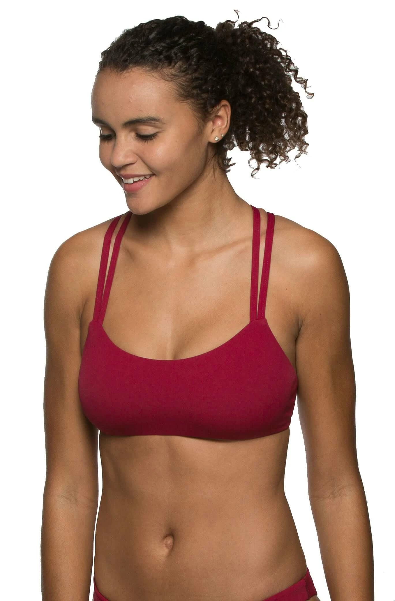 Fendrick Bikini Top - Cranberry 3 Fendrick Bikini Top - Cranberry