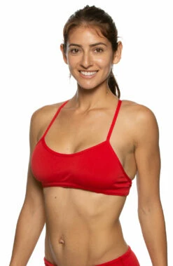 Heidi Bikini Top - Red 21 Heidi Bikini Top - Red -JOLYN Sales HEIDI RED S 062619