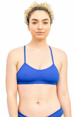 Heidi Bikini Top - Red 20 Heidi Bikini Top - Red -JOLYN Sales Heidi Solids Tops Front Blueberry BB