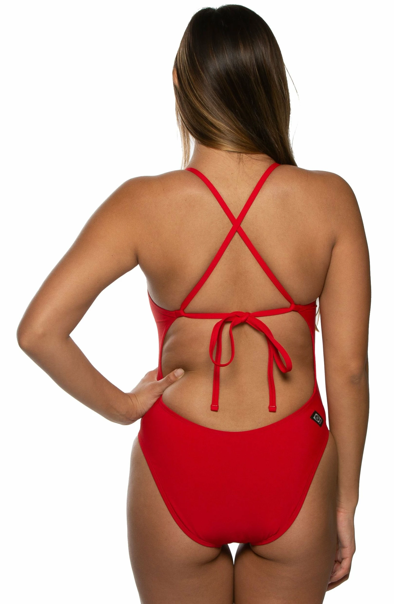 Jackson 4 Swim Onesie - Red 9 Jackson 4 Swim Onesie - Red - Image 7