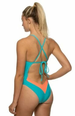 Jess Swim Onesie - Contrasts -JOLYN Sales JESS HBMULTI S 102319