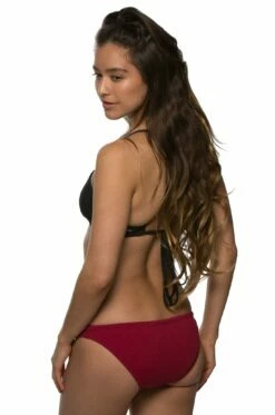 Midl Bikini Bottom - Cranberry