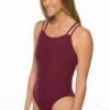 Murray Swim Onesie - Cabernet -JOLYN Sales MURRAY CAB S b16fcc45 6401 4d7b 87d5 b9968c1aa740