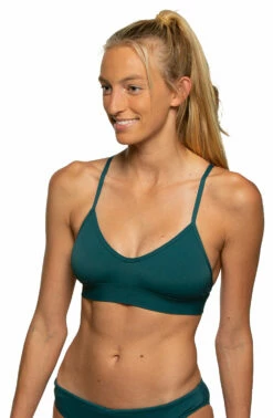 Mara Bikini Top - Peacock 7 Mara Bikini Top - Peacock -JOLYN Sales Mara Solids Top Side Peacock PEA 031620