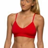 Mara Bikini Top - Red 2 Mara Bikini Top - Red -JOLYN Sales Mara Solids Top Side Red RED 031620