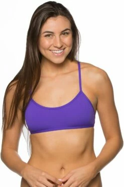 Ryan Bikini Top - Blueberry -JOLYN Sales RYAN PURP F