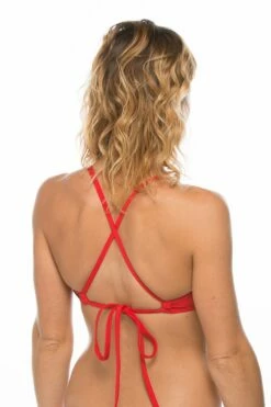 Ryan Bikini Top - Blueberry -JOLYN Sales RYAN RED B