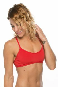 Ryan Bikini Top - Blueberry -JOLYN Sales RYAN RED S