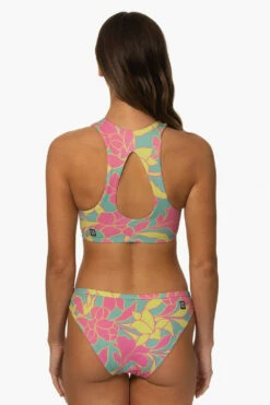 Camila Bikini Bottom - Treasure Island -JOLYN Sales Surf Bottoms Camila Print TreasureIsland Back MiaClark 011623