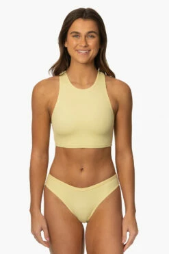 Camila Bikini Bottom - Pismo -JOLYN Sales Surf Bottoms Camila Solid Pismo Front Jocelyn 010437