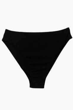 Leandra Bikini Bottom - Black -JOLYN Sales Surf Bottoms Leandra Solid Black Flatlay Front Jocelyn 010423 da5be851 6a2f 4a92 92cc 1e3751e61083