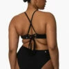Leandra Bikini Bottom - Black -JOLYN Sales Surf Bottoms Leandra Solid Black SideBack Zarria 010423