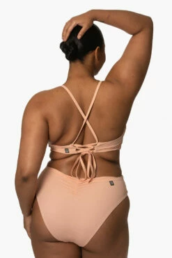 Leandra Bikini Bottom - Coronado 14 Leandra Bikini Bottom - Coronado -JOLYN Sales Surf Bottoms Leandra Solid Coronado Back Zarria 010423