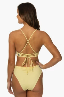 Leandra Bikini Bottom - Pismo 14 Leandra Bikini Bottom - Pismo -JOLYN Sales Surf Bottoms Leandra Solid Pismo Back MiaClark 011623