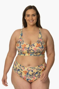 Nora Bikini Bottom - Catalina Island -JOLYN Sales Surf Bottoms Nora Print CatalinaIsland Front AdrianaK 011923