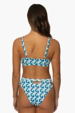 Nora Bikini Bottom - Dana Point -JOLYN Sales Surf Bottoms Nora Print DanaPoint Back MiaClark 011623