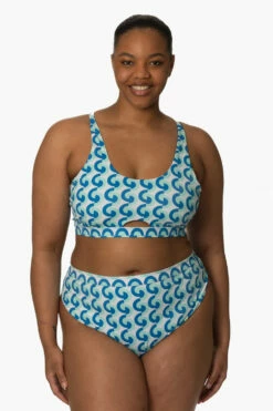 Nora Bikini Bottom - Dana Point -JOLYN Sales Surf Bottoms Nora Print DanaPoint Front Zarria 010423