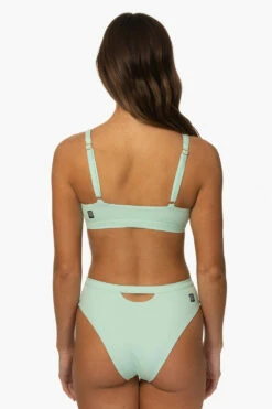 Nora Bikini Bottom - Segundo -JOLYN Sales Surf Bottoms Nora Solid Segundo Back MiaClark 011623
