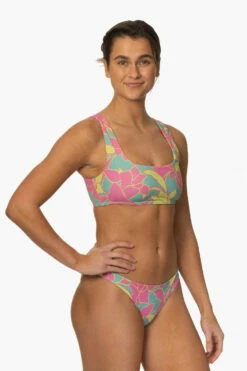 Valentina Bikini Bottom - Treasure Island -JOLYN Sales Surf Bottoms Valentina Prints TreasureIsland FrontSide MiaClark 011623