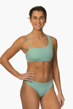 Valle Bikini Bottom - Newport 8 Valle Bikini Bottom - Newport -JOLYN Sales Surf Bottoms Valle Solid Newport FrontSide MiaClark 011623