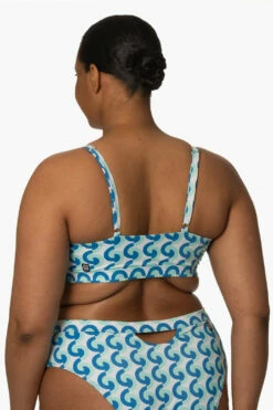 Amelia Bikini Top - Dana Point -JOLYN Sales Surf Tops Amelia Print DanaPoint SideBack Zarria 010423