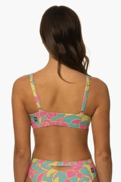 Amelia Bikini Top - Treasure Island 15 Amelia Bikini Top - Treasure Island -JOLYN Sales Surf Tops Amelia Print TreasureIsland Black MiaClark 011623