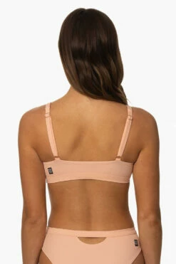 Amelia Bikini Top - Coronado -JOLYN Sales Surf Tops Amelia Solid Coronado Back MiaClark 011623