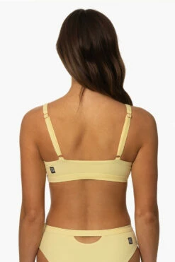 Amelia Bikini Top - Pismo -JOLYN Sales Surf Tops Amelia Solid Pismo Back MiaClark 011623