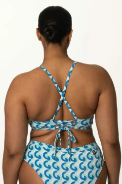 Eliana Bikini Top - Dana Point -JOLYN Sales Surf Tops Eliana Print DanaPoint Back Zarria 010423