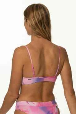 Eryn Bikini Top - Radiance 8 Eryn Bikini Top - Radiance -JOLYN Sales Surf Tops Eryn Print Radiance SideBack KiraAlger 011923