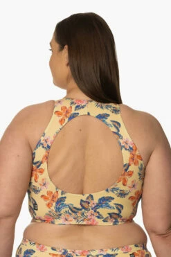 Gwen Bikini Top - Catalina Island -JOLYN Sales Surf Tops Gwen Print CatalinaIsland Back AdrianaK 011923