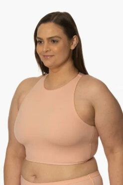 Gwen Bikini Top - Coronado 24 Gwen Bikini Top - Coronado -JOLYN Sales Surf Tops Gwen Solid Coronado FrontSide AdrianaK 011923