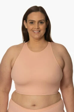 Gwen Bikini Top - Coronado 23 Gwen Bikini Top - Coronado -JOLYN Sales Surf Tops Gwen Solid Coronado Front AdrianaK 011923