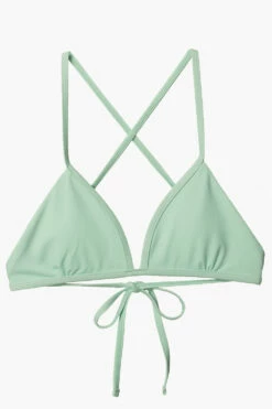 Lily Bikini Top - Segundo 9 Lily Bikini Top - Segundo -JOLYN Sales Surf Tops Lily Solid Segundo Flatlay Front Jocelyn 010423