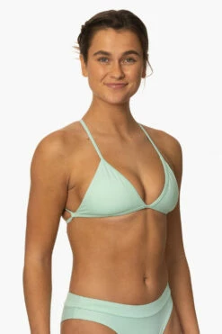 Lily Bikini Top - Segundo 7 Lily Bikini Top - Segundo -JOLYN Sales Surf Tops Lily Solid Segundo SideFront MiaClark 011623