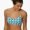 Mia Bikini Top - Dana Point -JOLYN Sales Surf Tops Mia Prints DanaPoint FrontSide MiaClark 011623