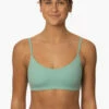 Mia Bikini Top - Newport -JOLYN Sales Surf Tops Mia Solid Newport Front MiaClark 011623