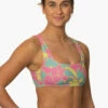 Paige Bikini Top - Treasure Island -JOLYN Sales Surf Tops Paige Prints TreasureIsland1 FrontSide MiaClark 011623
