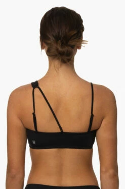 Willa Bikini Top - Black -JOLYN Sales Surf Tops Willa Solid Black Back MiaClark 011623