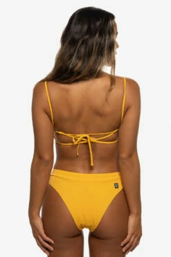 Alanna Bikini Bottom - Persimmon -JOLYN Sales Swim Bottoms Alanna Solid Back Persimmon EKSD2 Eryn 051322