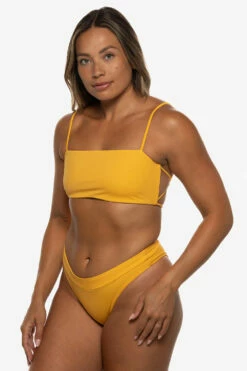 Alanna Bikini Bottom - Persimmon -JOLYN Sales Swim Bottoms Alanna Solid Front Persimmon EKSD2 Kaylyn 050622