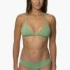Andy Bikini Bottom - Matcha -JOLYN Sales Swim Bottoms Andy Solid Matcha Front KarolMartin 121322