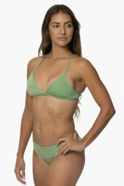 Andy Bikini Bottom - Matcha 8 Andy Bikini Bottom - Matcha -JOLYN Sales Swim Bottoms Andy Solid Matcha SideFront KarolMartin 121322