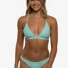 Angela Bikini Bottom - Aqua -JOLYN Sales Swim Bottoms Angela Solid Aqua Front Mia 052022