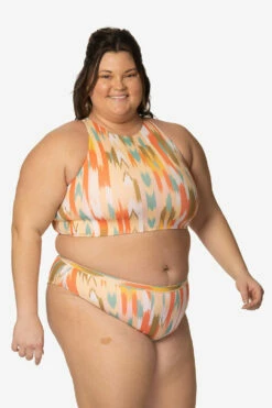 Camila Bikini Bottom - Zuma -JOLYN Sales Swim Bottoms Camila Prints Zuma Front Side CarlyCompton JSD2.23 021023
