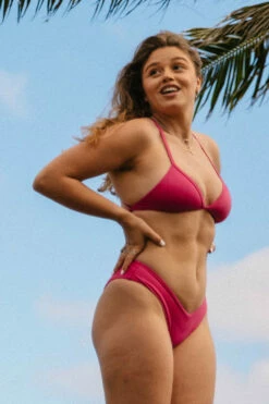 Christina Bikini Bottom - Jazzy -JOLYN Sales Swim Bottoms Christina Solid Jazzy Side JSD2 Juli Hawaii Lifestyle